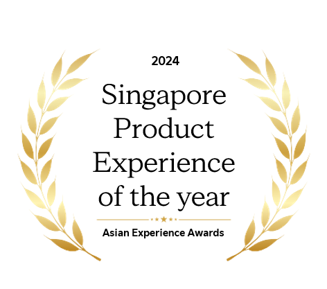 2024 Singapore Product Experience of the year - Asia Experience Awards