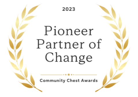 2023 Pioneer Partner of Change - Community Chest Awards